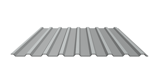 Профлист С-20 1060/1150 мм х 0,5 мм (оцинкованный)