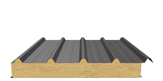 Кровельная сэндвич-панель (минеральная вата) 120 мм х 1000 мм