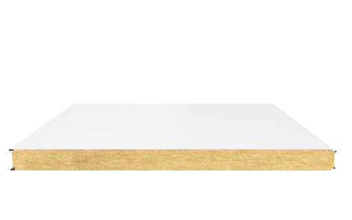 Стеновая сэндвич-панель (минеральная вата) 50 мм х 1000 мм (Гладкая)