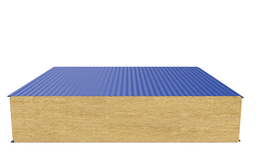 Стеновая сэндвич-панель (минеральная вата) 250 мм х 1190 мм (Волна)